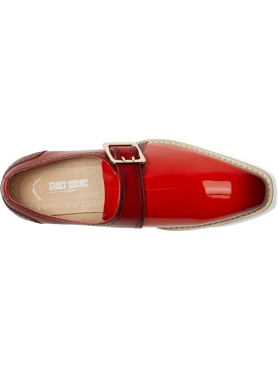 Оксфорды Stacy Adams Bartram Monk Strap — изображение 2 из 7, красный