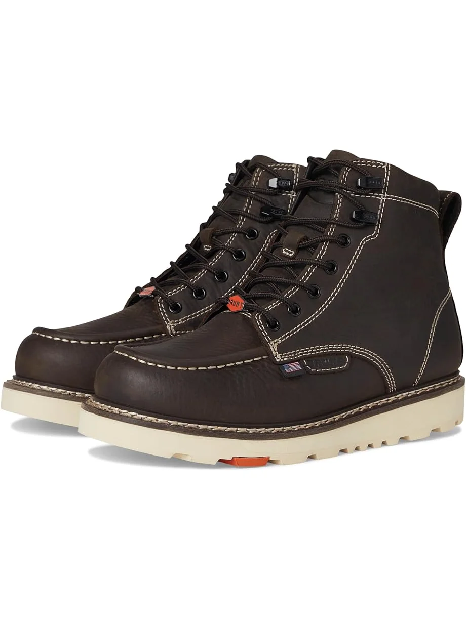 Ботинки BRUNT The Marin 6" USA Welted Soft Toe — коричневый