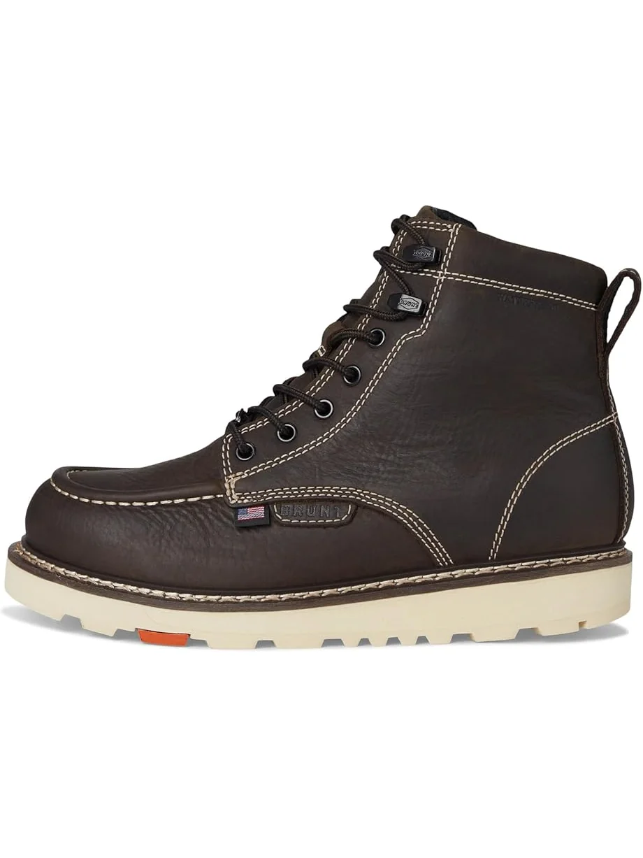 Ботинки BRUNT The Marin 6" USA Welted Soft Toe — изображение 4 из 7, коричневый