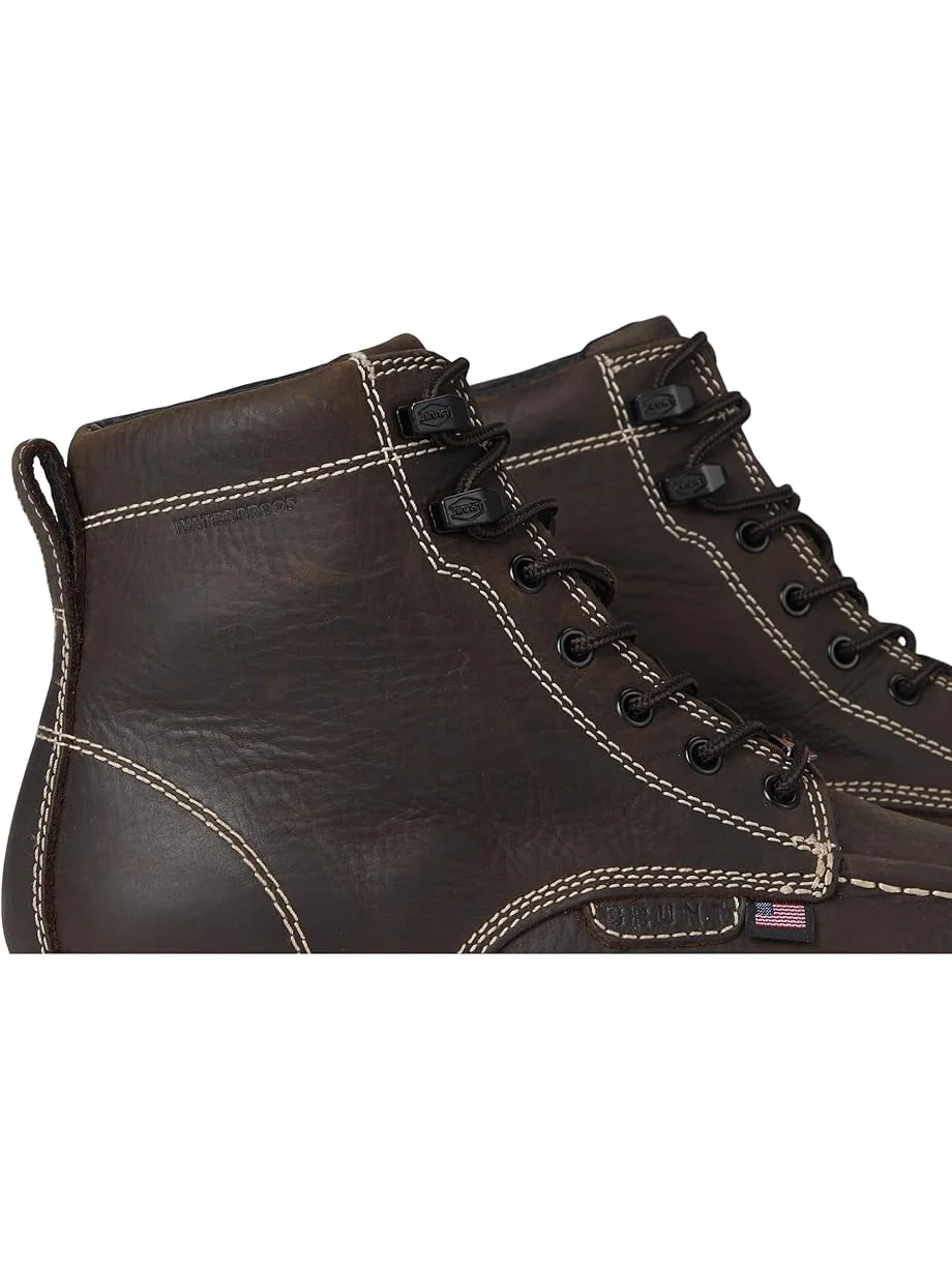 Ботинки BRUNT The Marin 6" USA Welted Soft Toe — изображение 6 из 7, коричневый