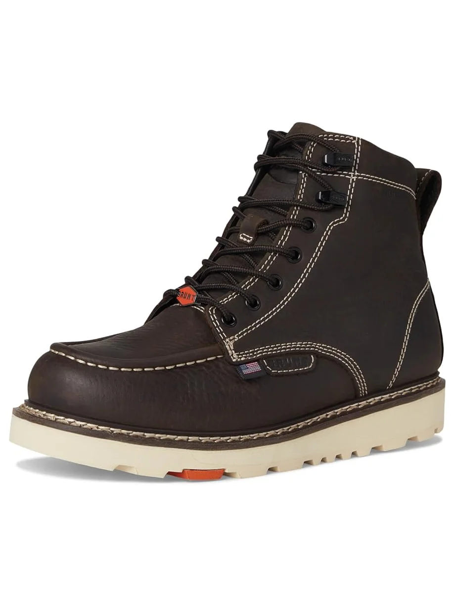 Ботинки BRUNT The Marin 6" USA Welted Soft Toe — изображение 7 из 7, коричневый