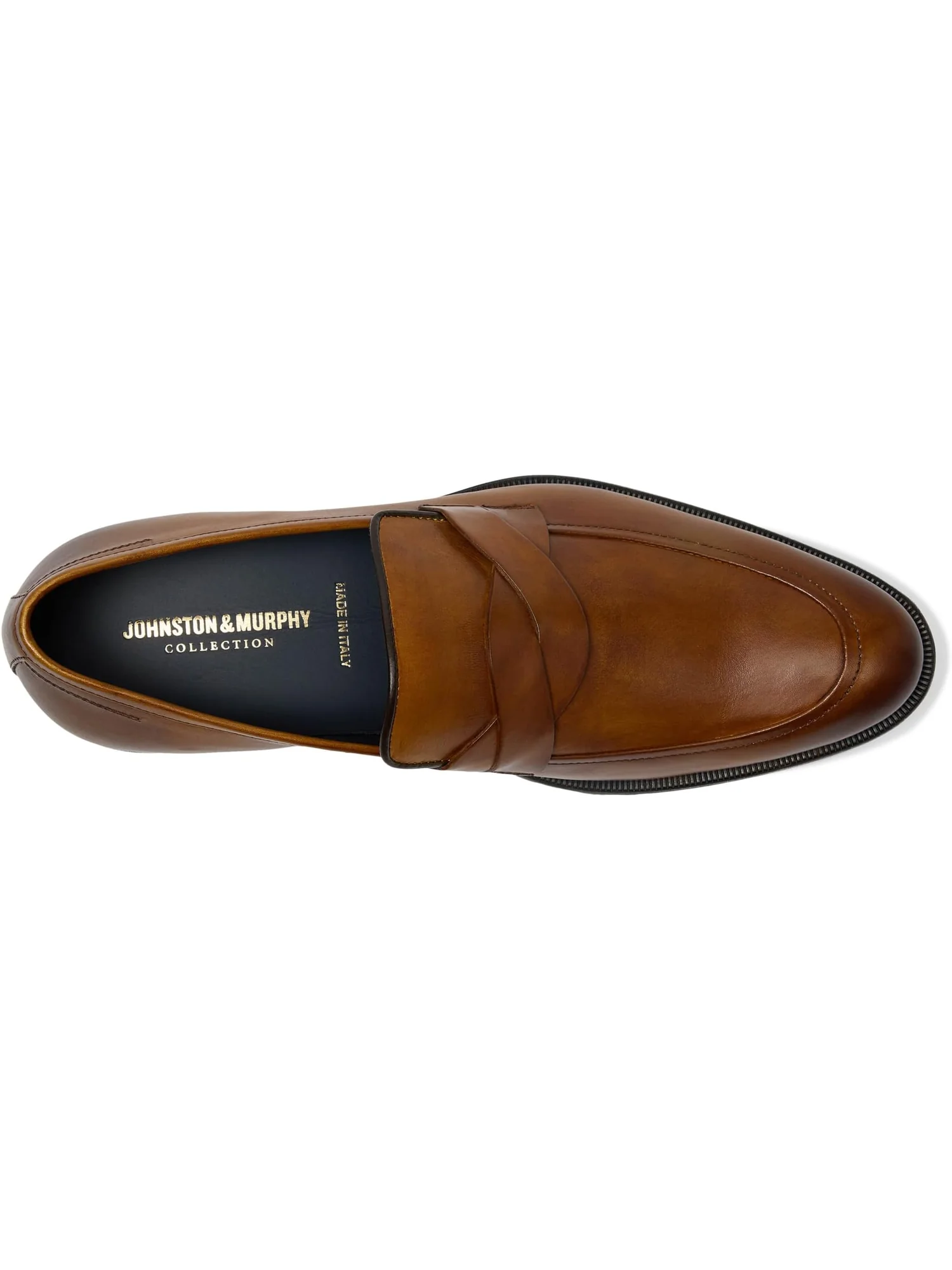 Лоферы Johnston & Murphy Collection Flynch Braided Strap Loafer — изображение 2 из 7, бежевый