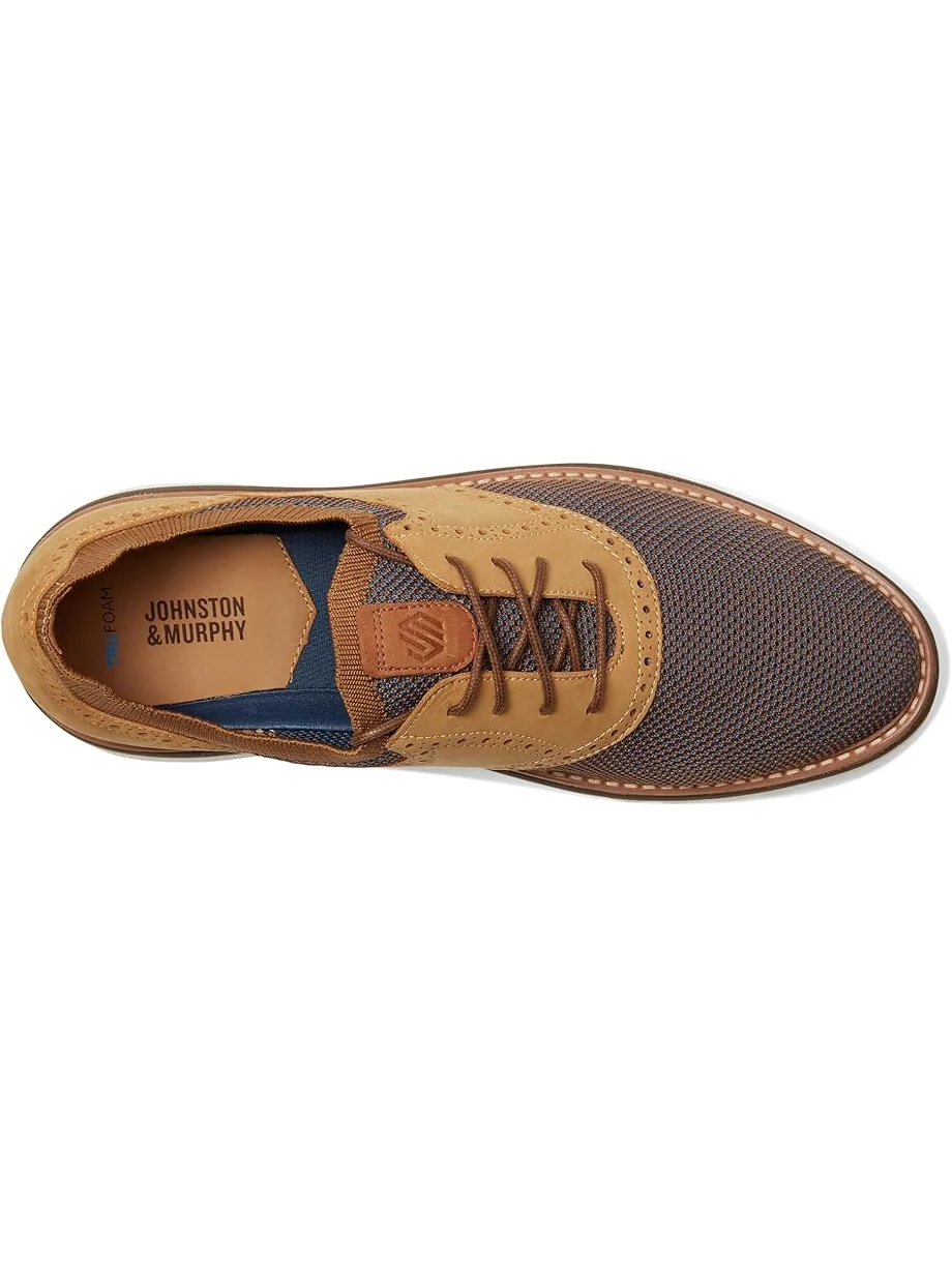 Кроссовки Johnston & Murphy Braydon Saddle — изображение 2 из 7, бежевый мульти/бежевый