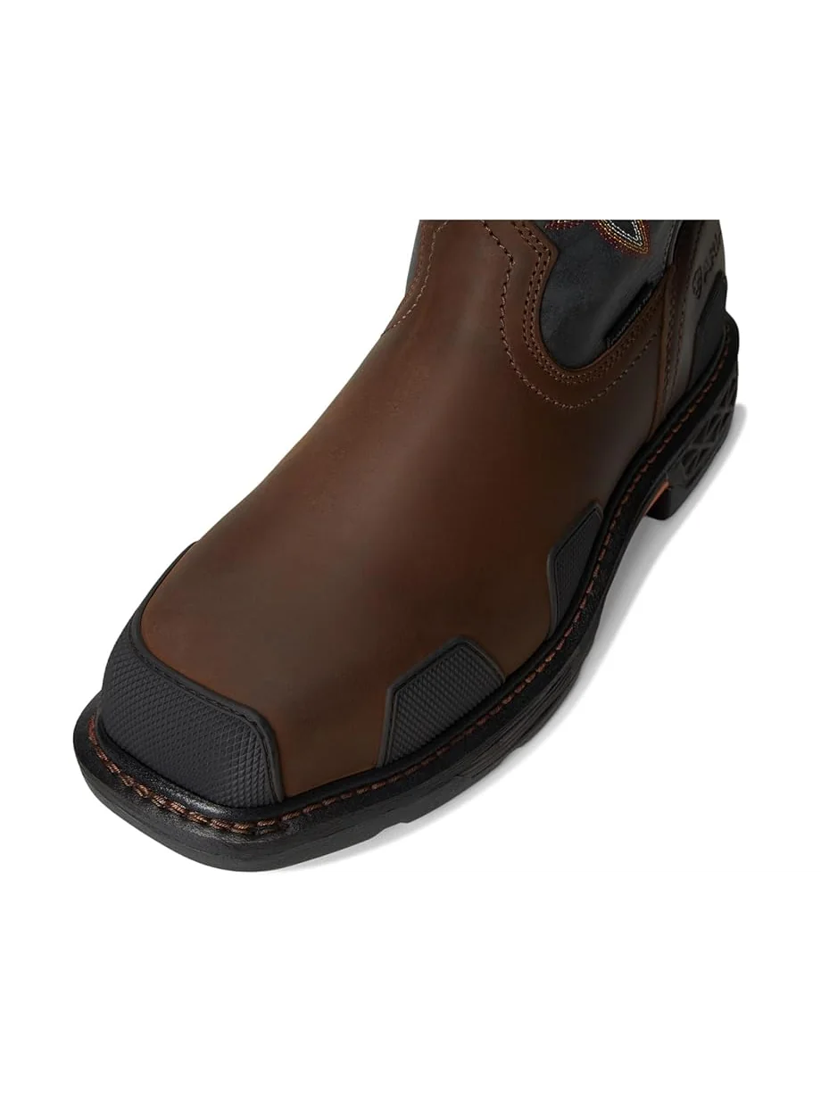 Ботинки Ariat OverDrive Wide Square Toe Composite Toe Work Boots — изображение 2 из 7, коричневый