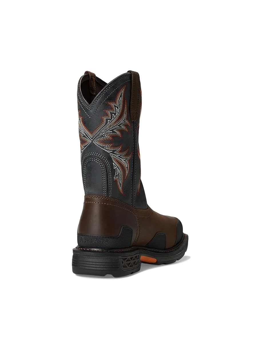 Ботинки Ariat OverDrive Wide Square Toe Composite Toe Work Boots — изображение 5 из 7, коричневый