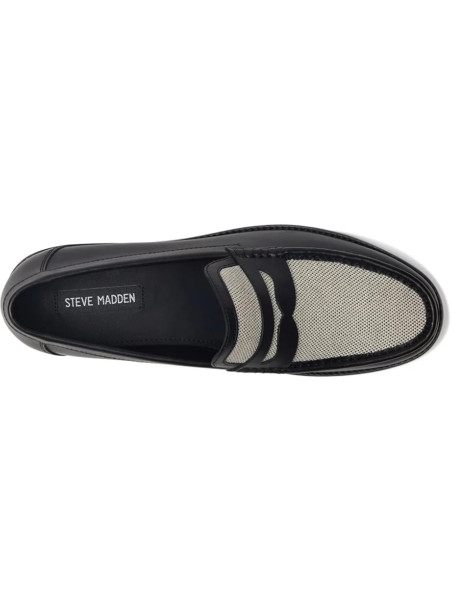 Лоферы Steve Madden Westport — изображение 2 из 7, бежевый/черный