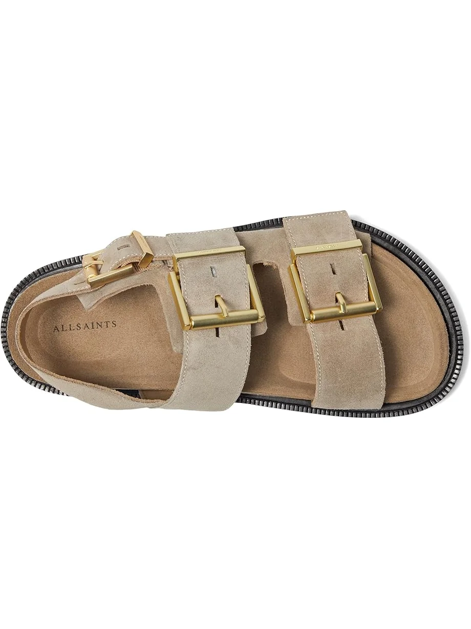 Сандалии AllSaints Isla Sandal — изображение 2 из 7, песочный коричневый