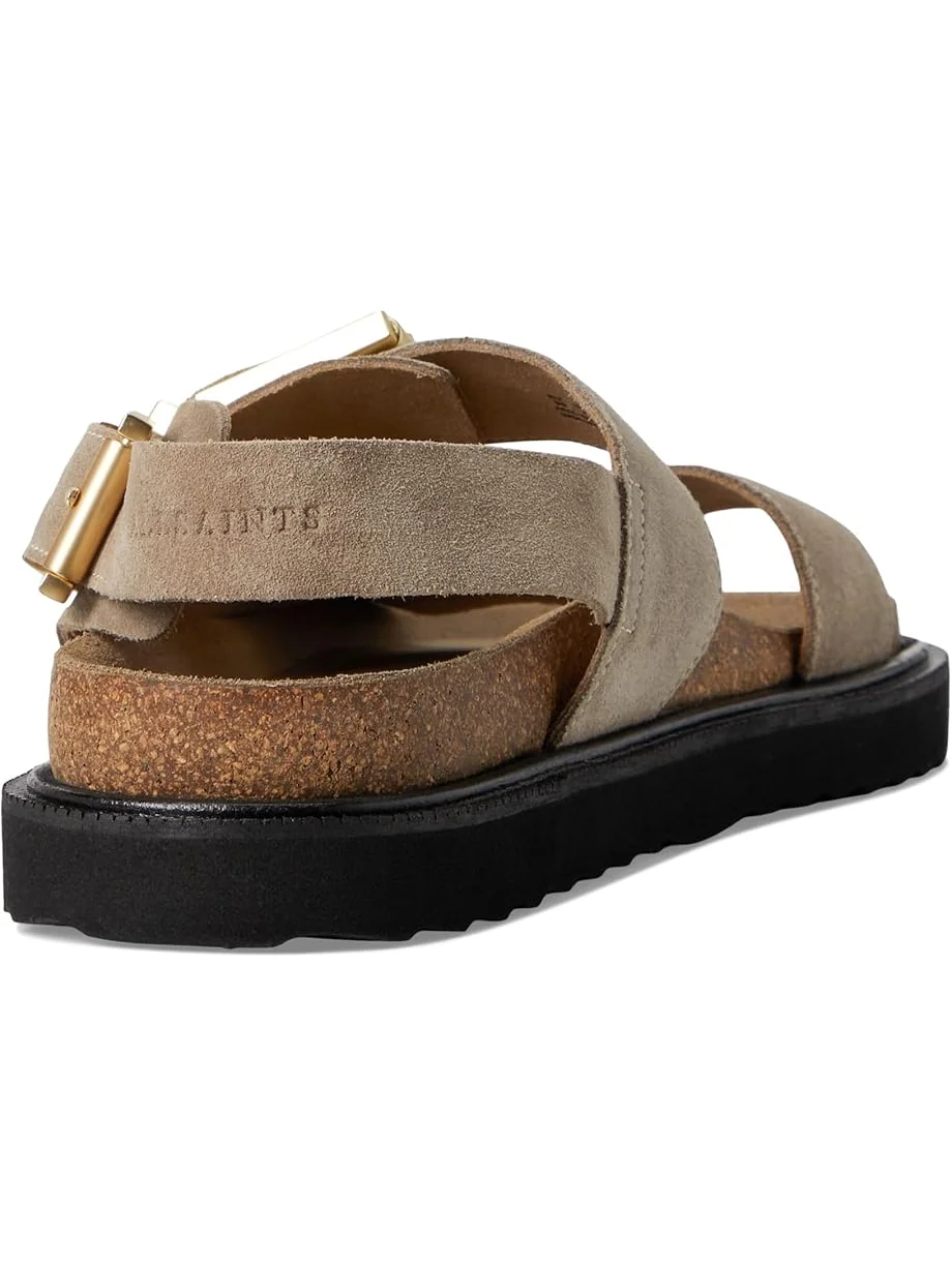 Сандалии AllSaints Isla Sandal — изображение 5 из 7, песочный коричневый