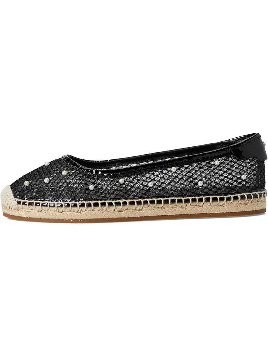 Балетки Kate Spade New York Pearl Fishnet Espadrille Ballet Flat — изображение 4 из 7, черный