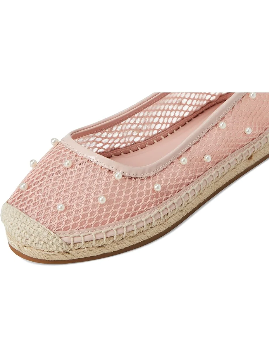 Балетки Kate Spade New York Pearl Fishnet Espadrille Ballet Flat — изображение 6 из 7, розовый