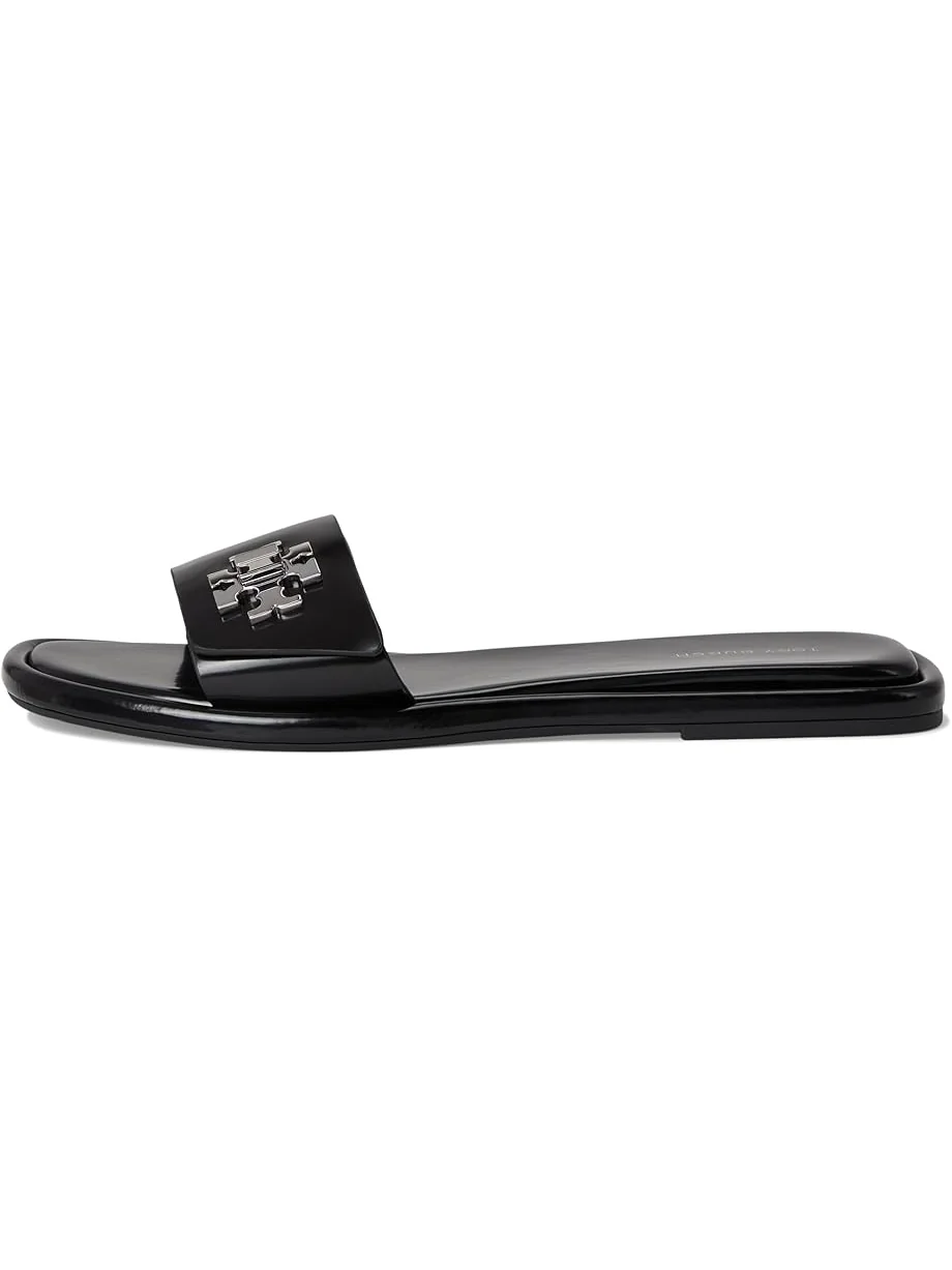 Сандалии Tory Burch T Lock Slide — изображение 4 из 7, черный