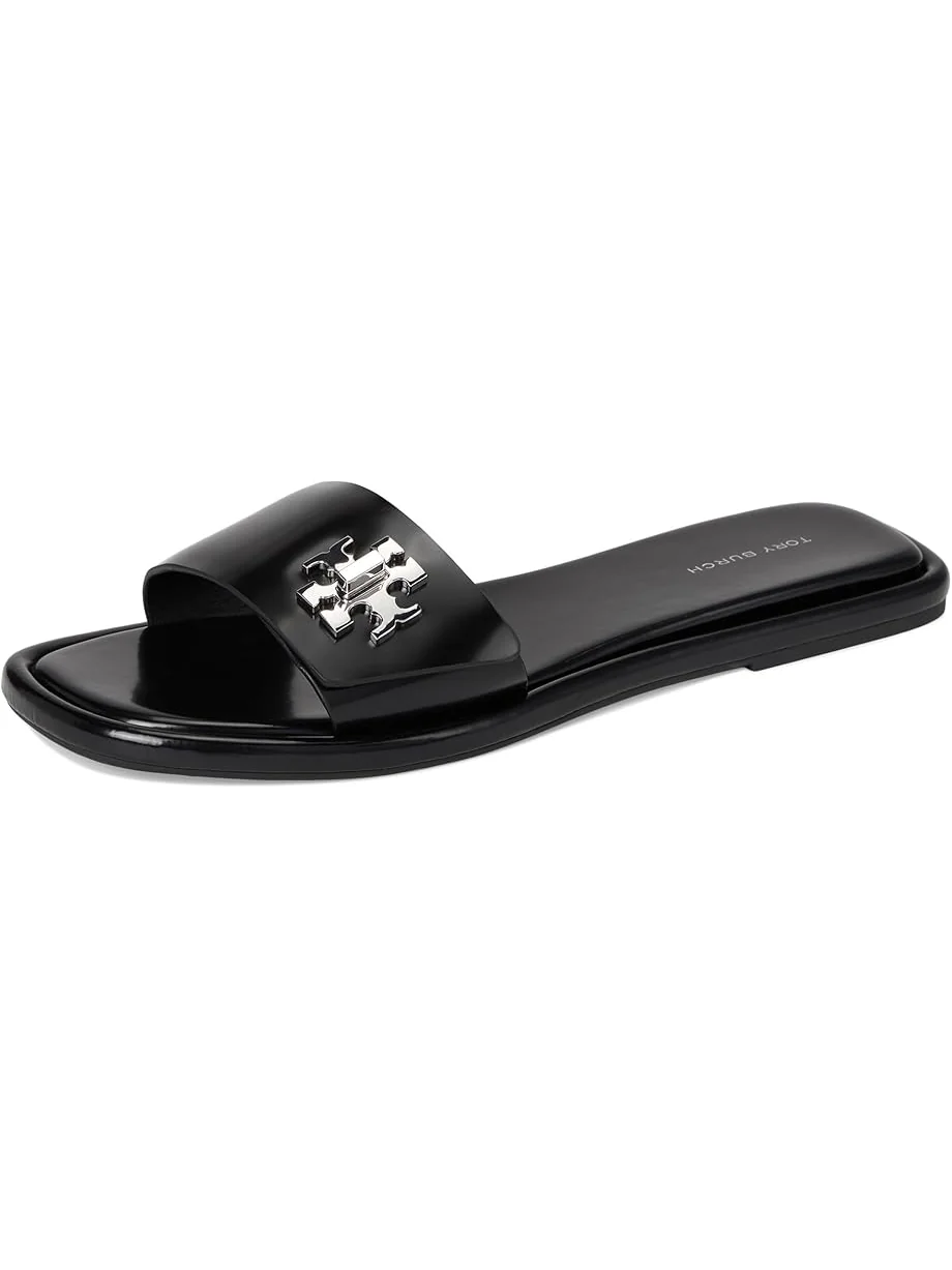 Сандалии Tory Burch T Lock Slide — изображение 7 из 7, черный