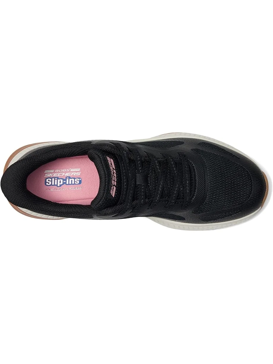 Кроссовки BOBS from SKECHERS Hands Free Slip-Ins Bobs Squad 4 - Staple Look — изображение 2 из 7, черный