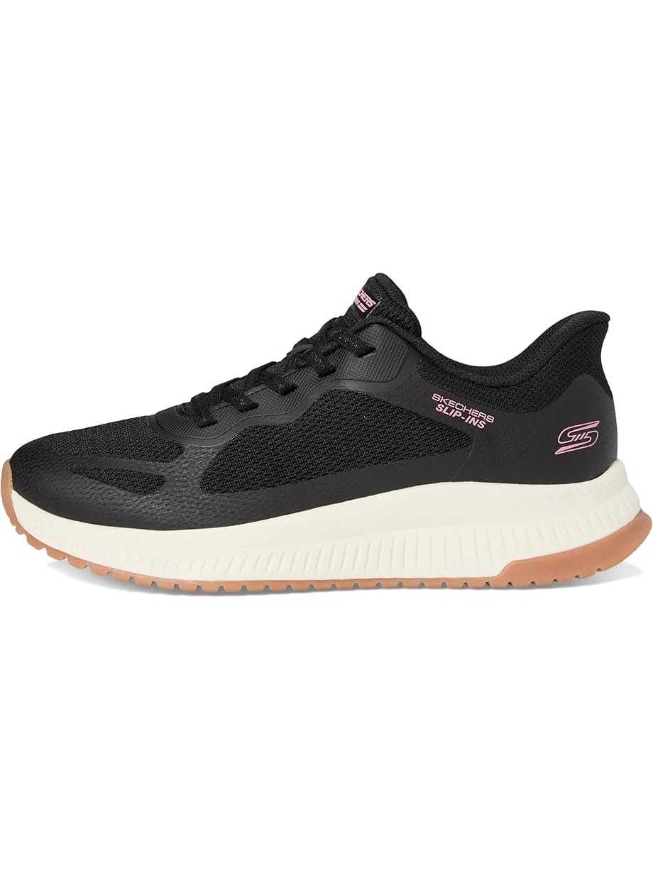 Кроссовки BOBS from SKECHERS Hands Free Slip-Ins Bobs Squad 4 - Staple Look — изображение 4 из 7, черный