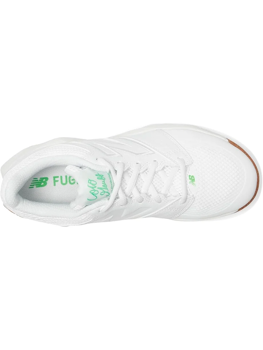 Кроссовки New Balance FuelCell Delray V2 — изображение 2 из 7, белый/зеленый