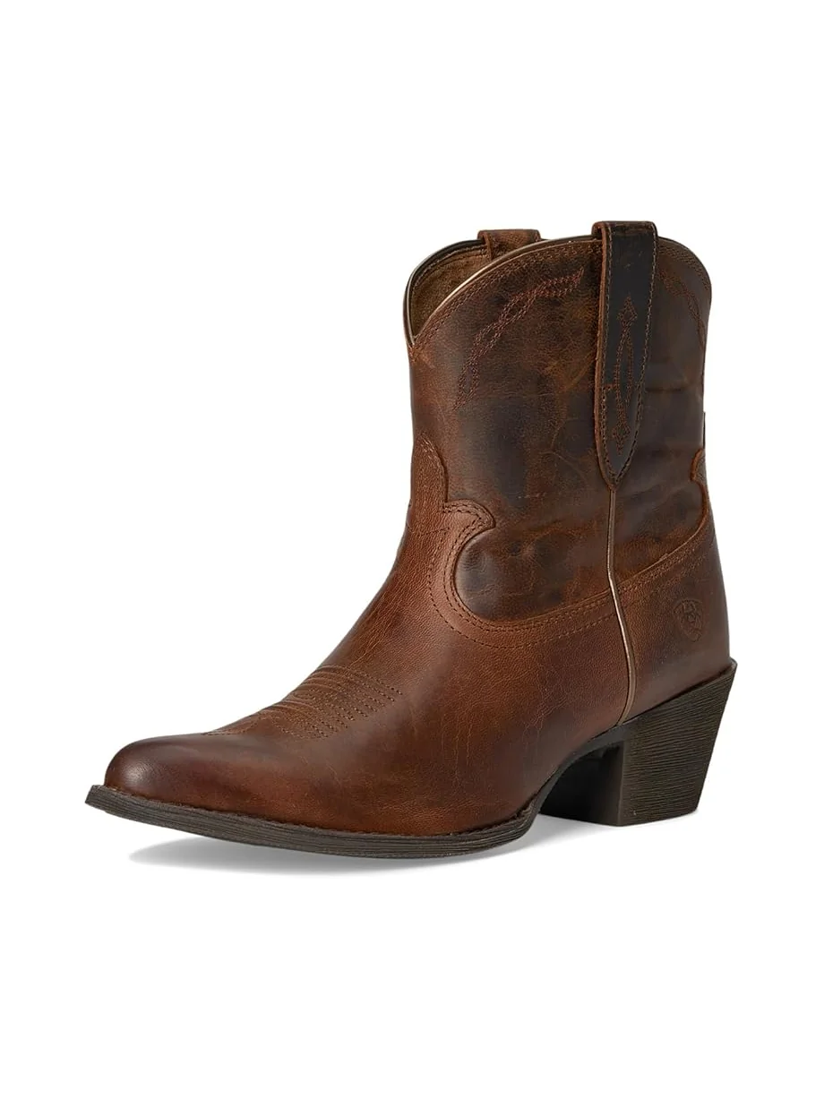 Женские ботинки Ariat Maggie в ковбойском стиле высокие — изображение 7 из 7, коричневый