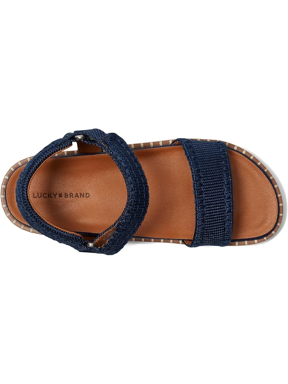 Сандалии Lucky Brand Ullaniah Platform Ankle Strap Sandals — изображение 2 из 7, синий