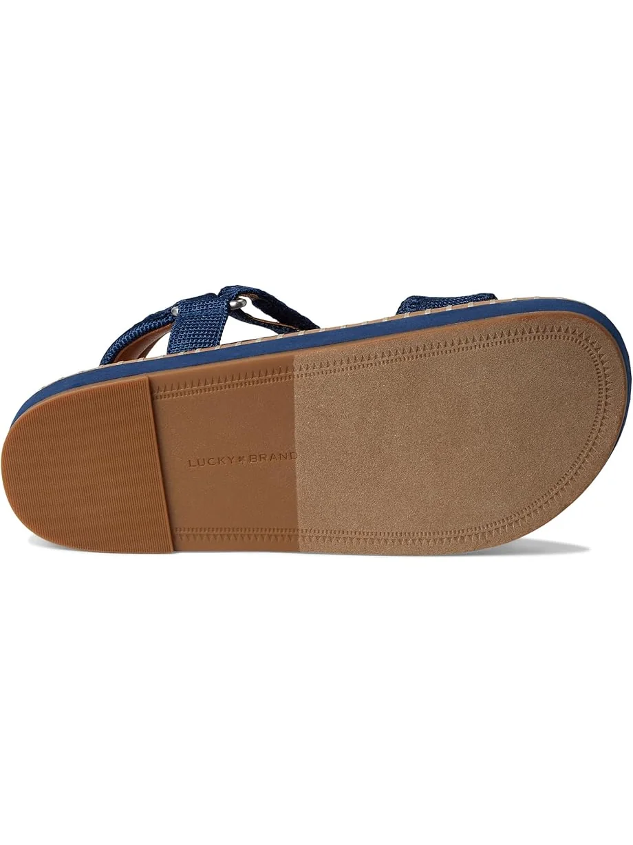 Сандалии Lucky Brand Ullaniah Platform Ankle Strap Sandals — изображение 3 из 7, синий