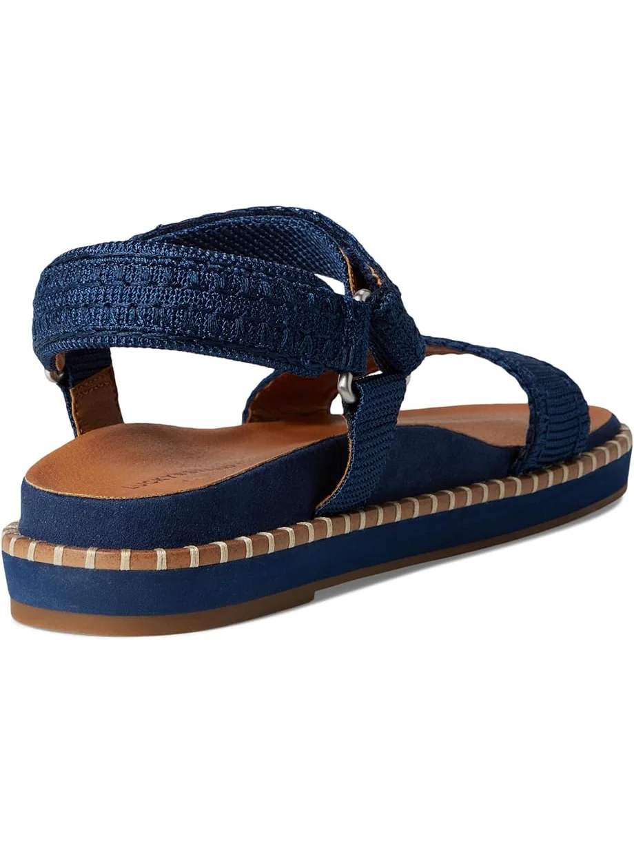 Сандалии Lucky Brand Ullaniah Platform Ankle Strap Sandals — изображение 5 из 7, синий