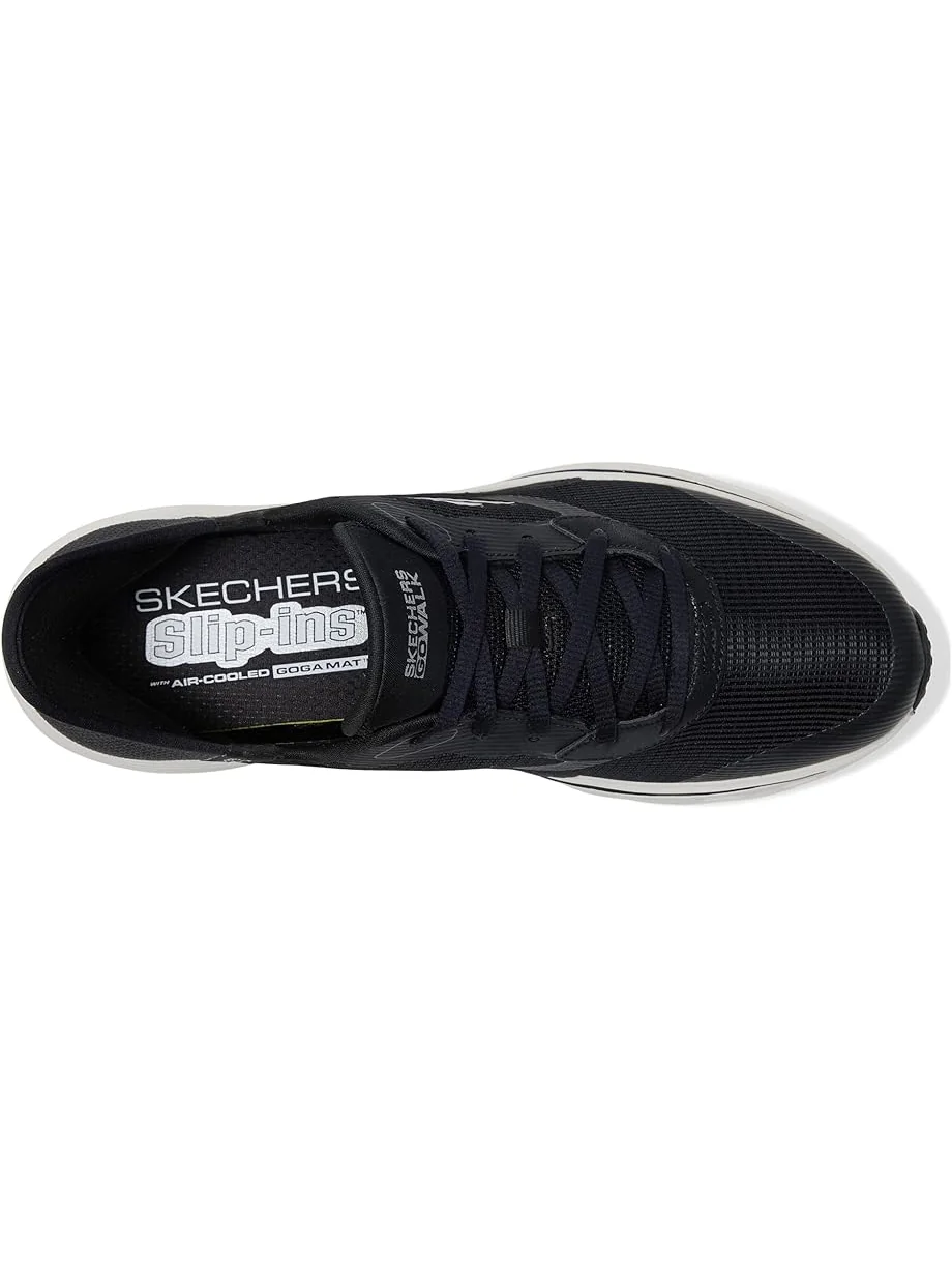 Кроссовки SKECHERS Performance Go Walk Glide Step 2.0 Belah Hands Free Slip-Ins — изображение 2 из 7, черный/белый