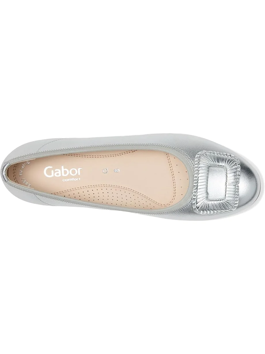 Балетки Gabor Gabor 62.623 — изображение 2 из 7, серебряный