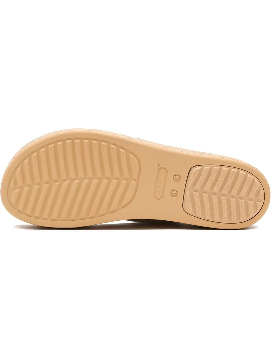 Женские босоножки Crocs Brooklyn Cork Low Wedge, Cargo — изображение 5 из 7, груз
