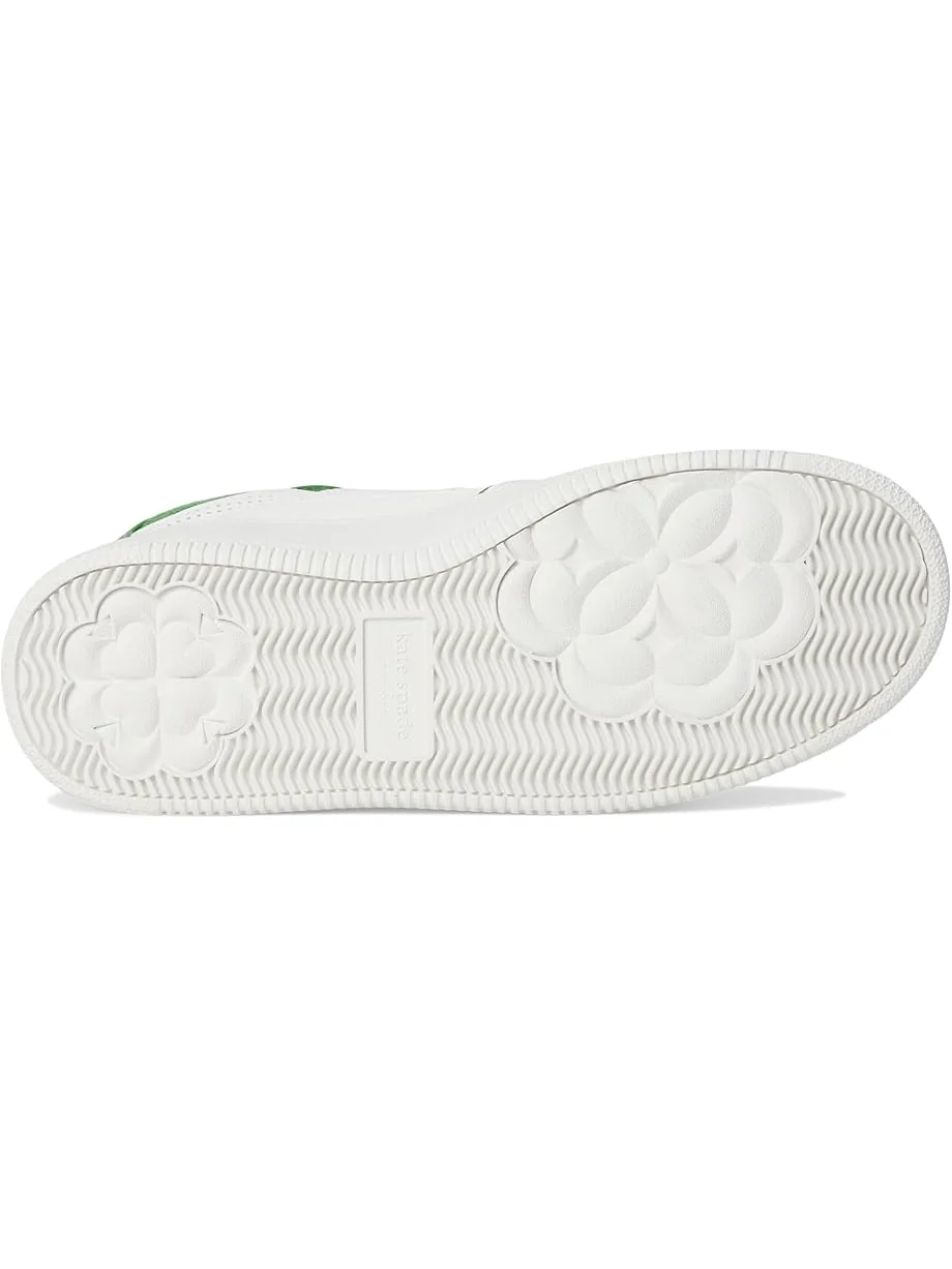 Кроссовки Kate Spade New York 93 Kicks Low Top Lace Up Sneaker — изображение 3 из 7, белый/зеленый