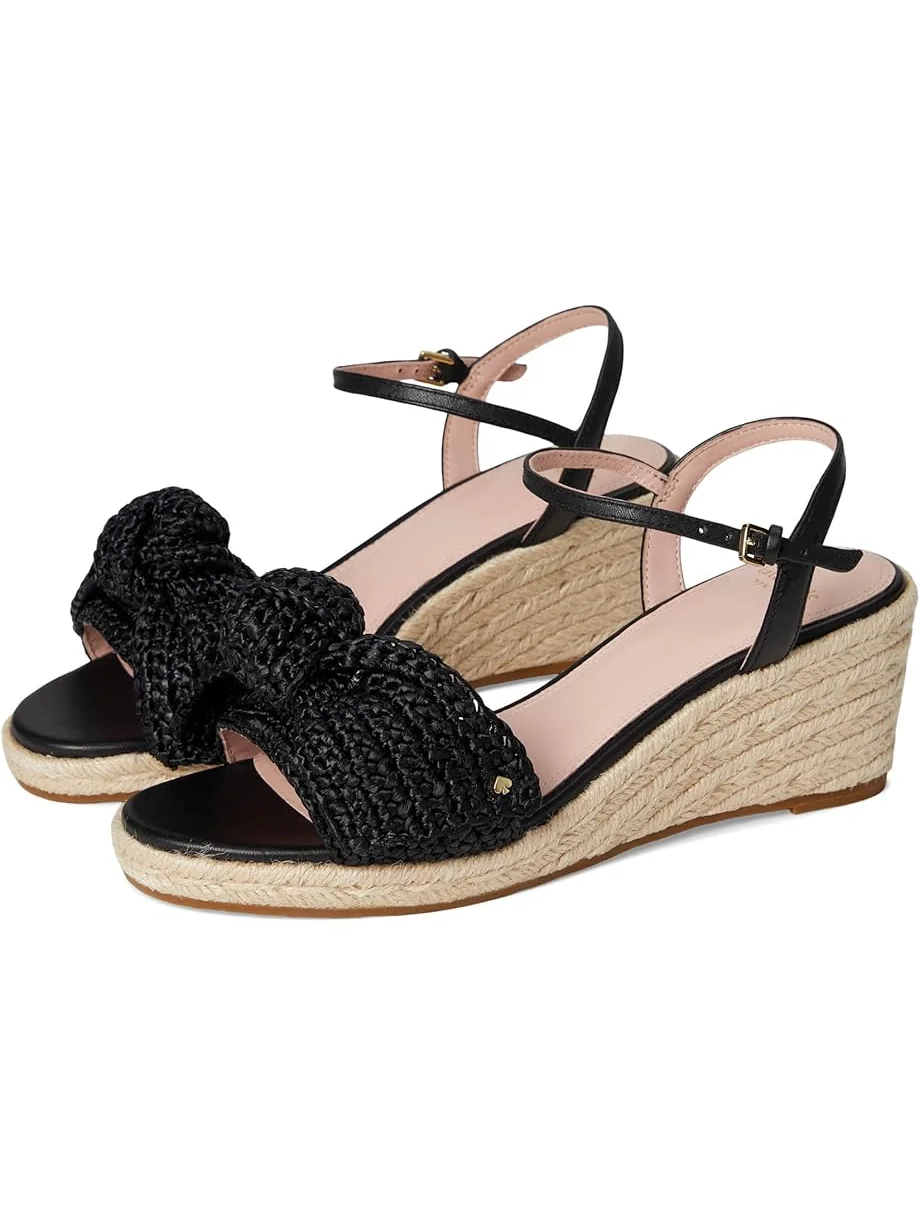 Туфли Kate Spade New York Leandra Raffia Espadrille Wedge Sandal
