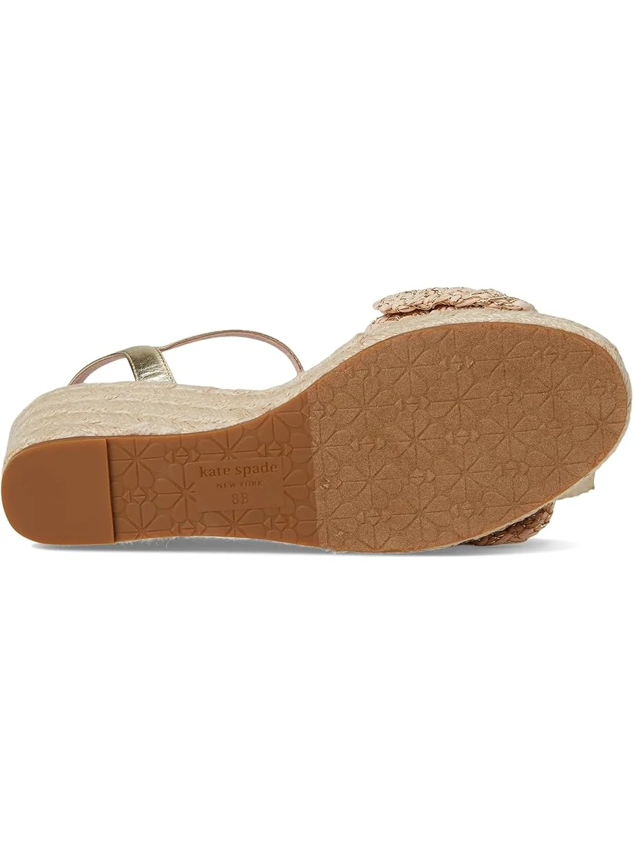 Туфли Kate Spade New York Leandra Raffia Espadrille Wedge Sandal — изображение 3 из 7