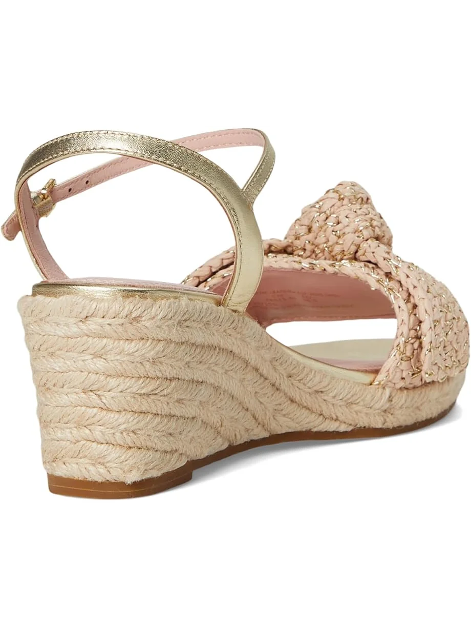 Туфли Kate Spade New York Leandra Raffia Espadrille Wedge Sandal — изображение 5 из 7