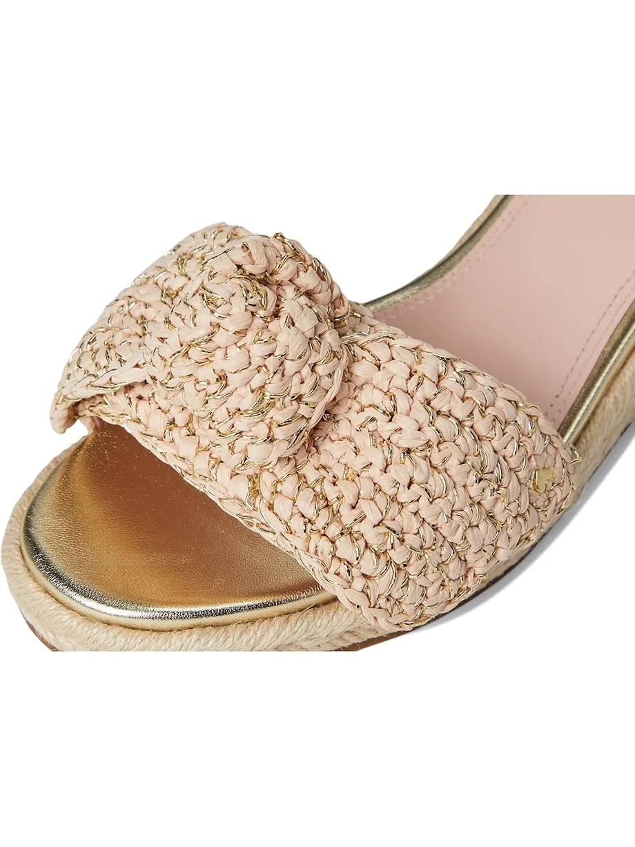 Туфли Kate Spade New York Leandra Raffia Espadrille Wedge Sandal — изображение 6 из 7