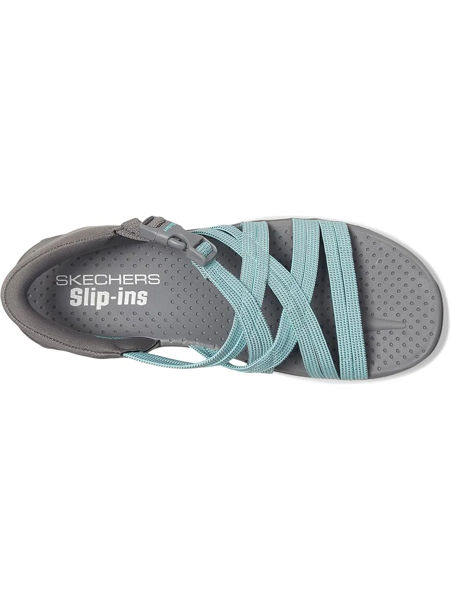 Сандалии SKECHERS Reggae - Morning Light — изображение 2 из 7, серый/голубой