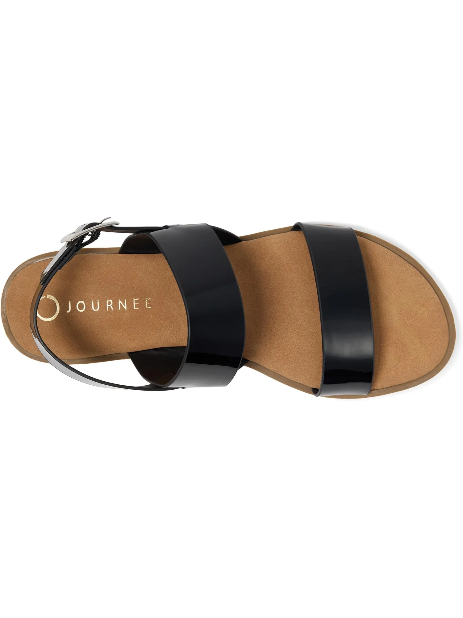 Сандалии Journee Collection Lavine — изображение 2 из 7, черный