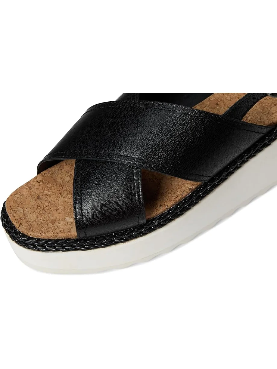 Туфли Lucky Brand Pebina Cross Band Wedge Sandals — изображение 6 из 7, черный