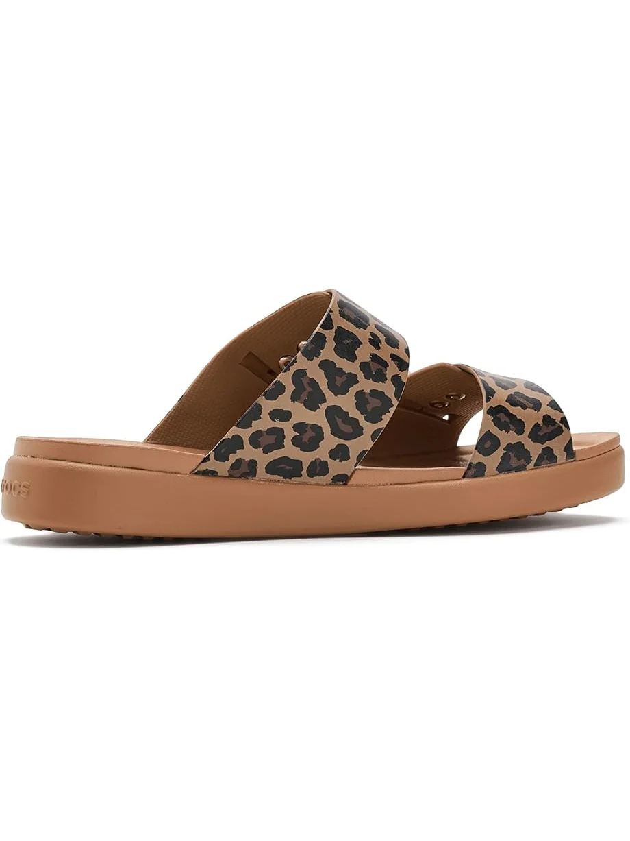 Женские сандалии Crocs Brooklyn Buckle Low Low — изображение 3 из 7, коричневый