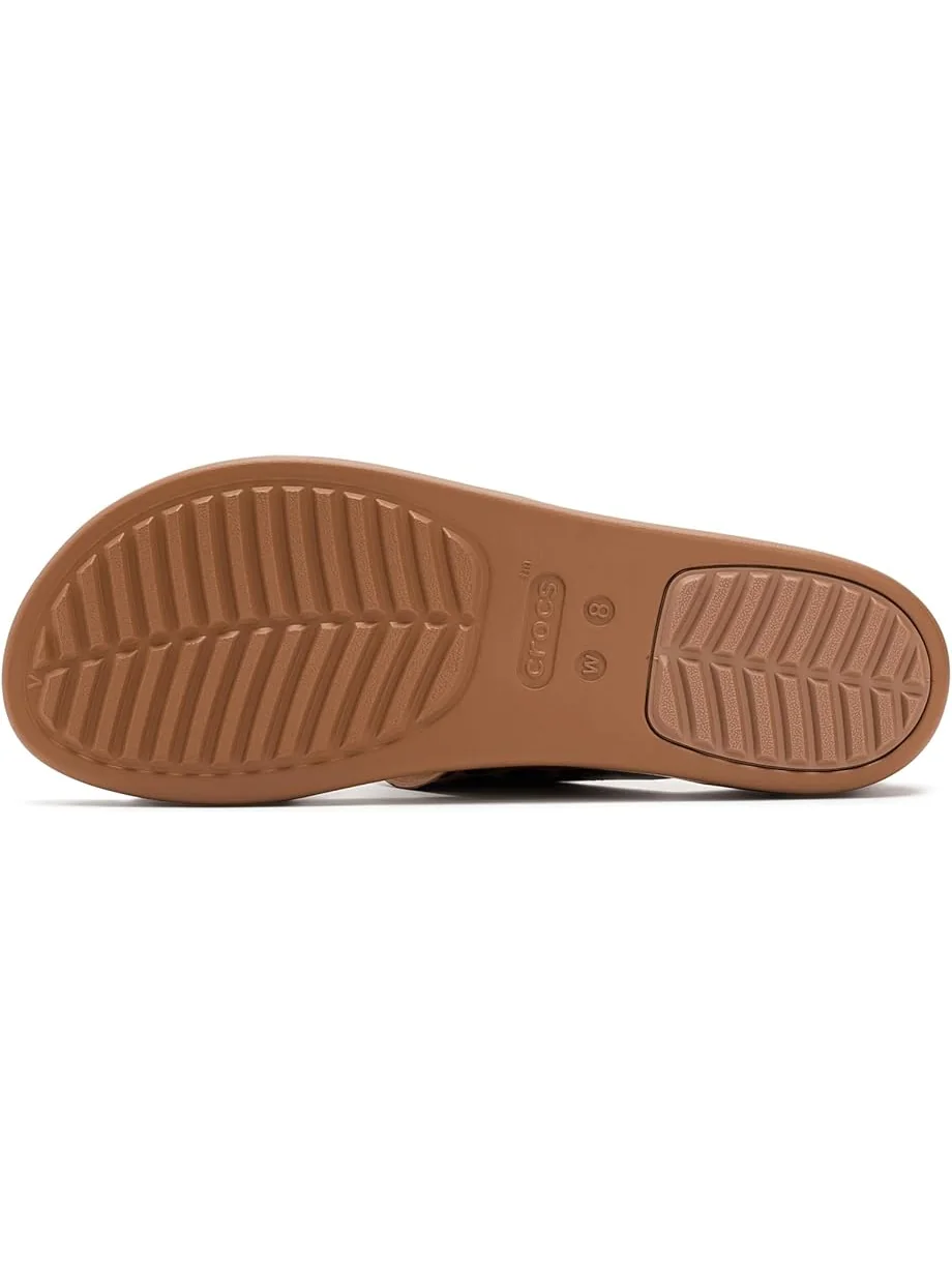 Женские сандалии Crocs Brooklyn Buckle Low Low — изображение 5 из 7, коричневый