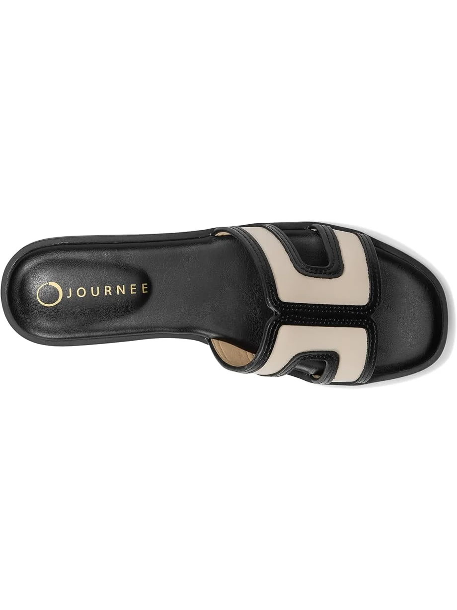 Сандалии Journee Collection Primah — изображение 2 из 7, кость