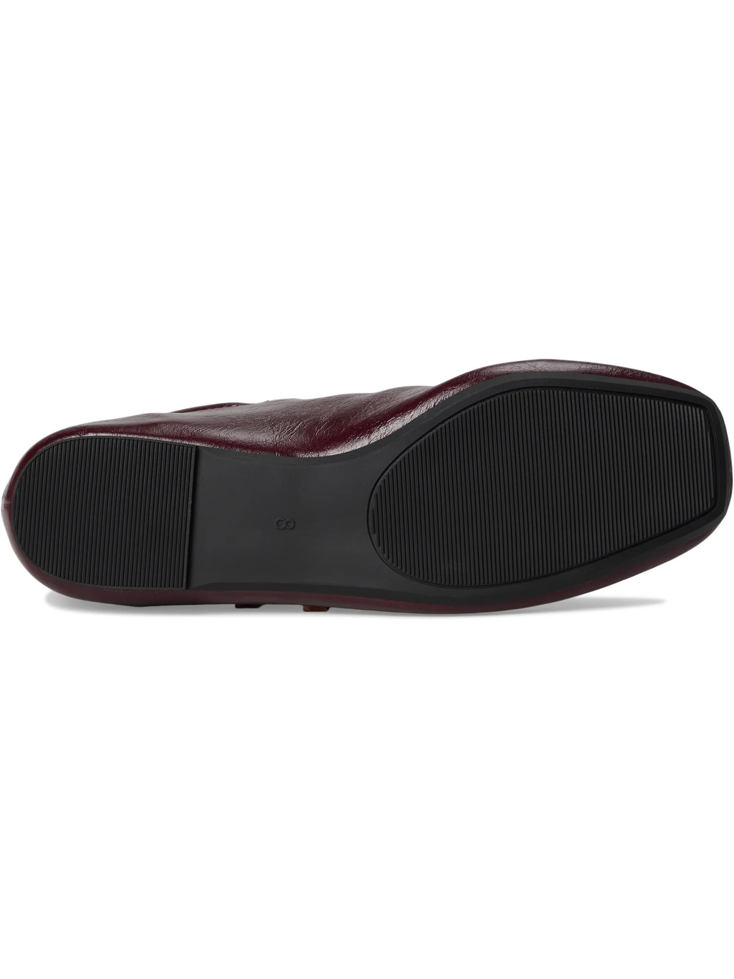 Балетки Journee Collection Women's Darlin, Crinkle/Oxblood — изображение 3 из 7, бордовый