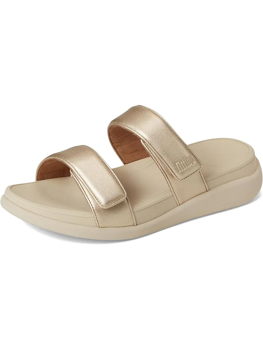 Сандалии FitFlop F-Mode Go Adjustable Flatform 2-Bar Slides, цвет Platino 2 — изображение 7 из 7