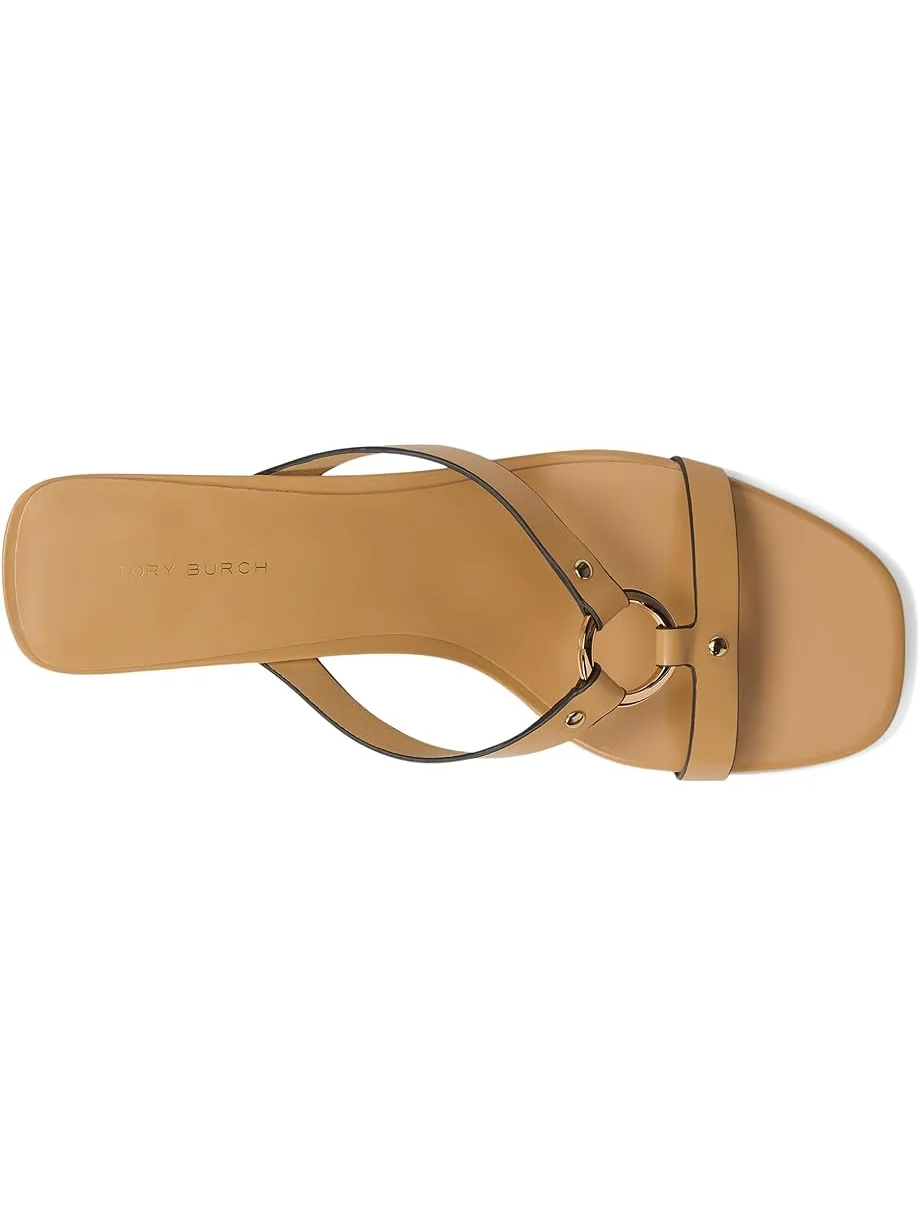 Туфли Tory Burch Ring Heel Sandal 55Mm — изображение 2 из 7, бежевый