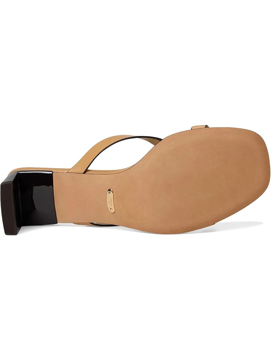 Туфли Tory Burch Ring Heel Sandal 55Mm — изображение 3 из 7, бежевый