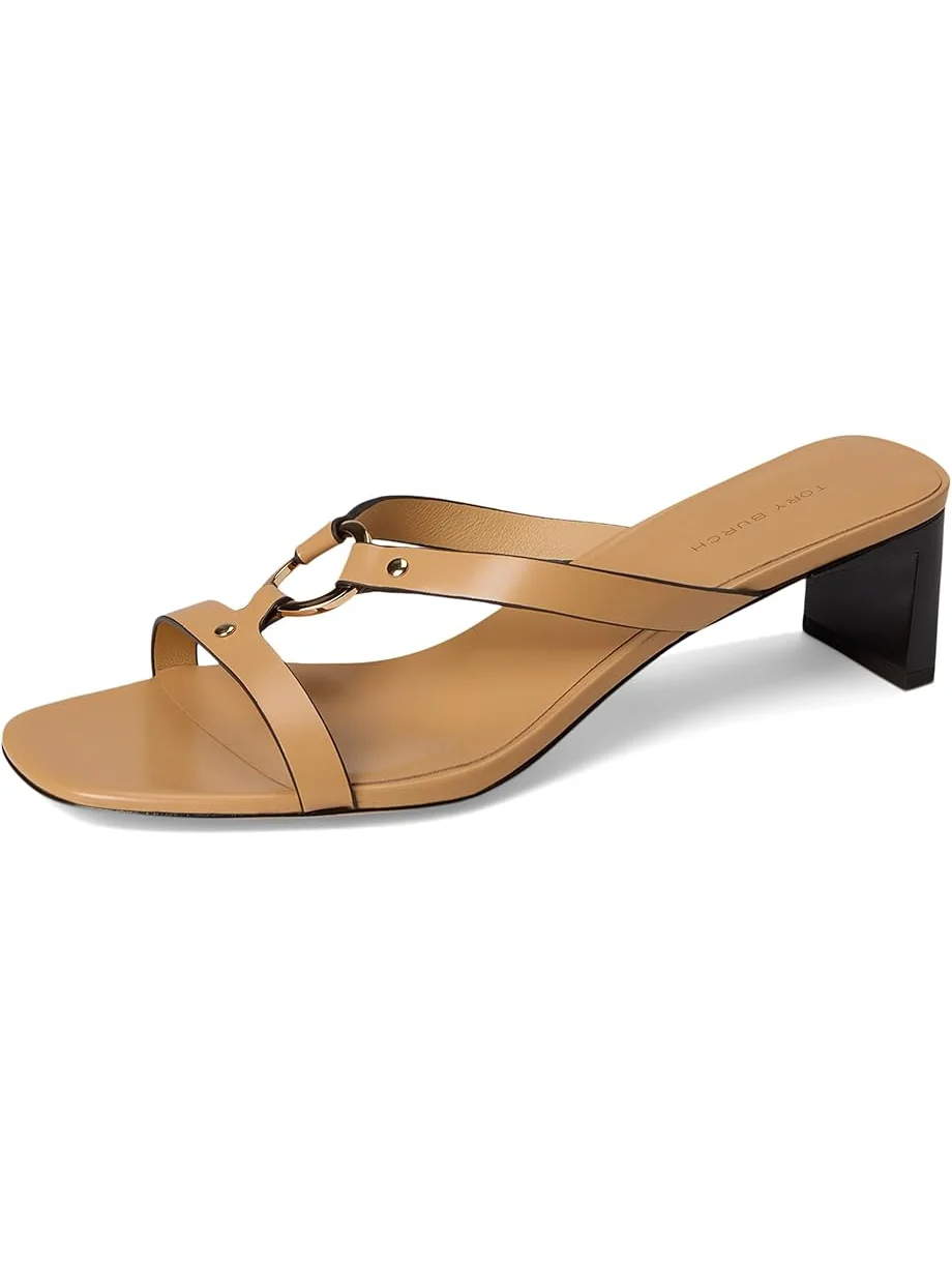 Туфли Tory Burch Ring Heel Sandal 55Mm — изображение 7 из 7, бежевый