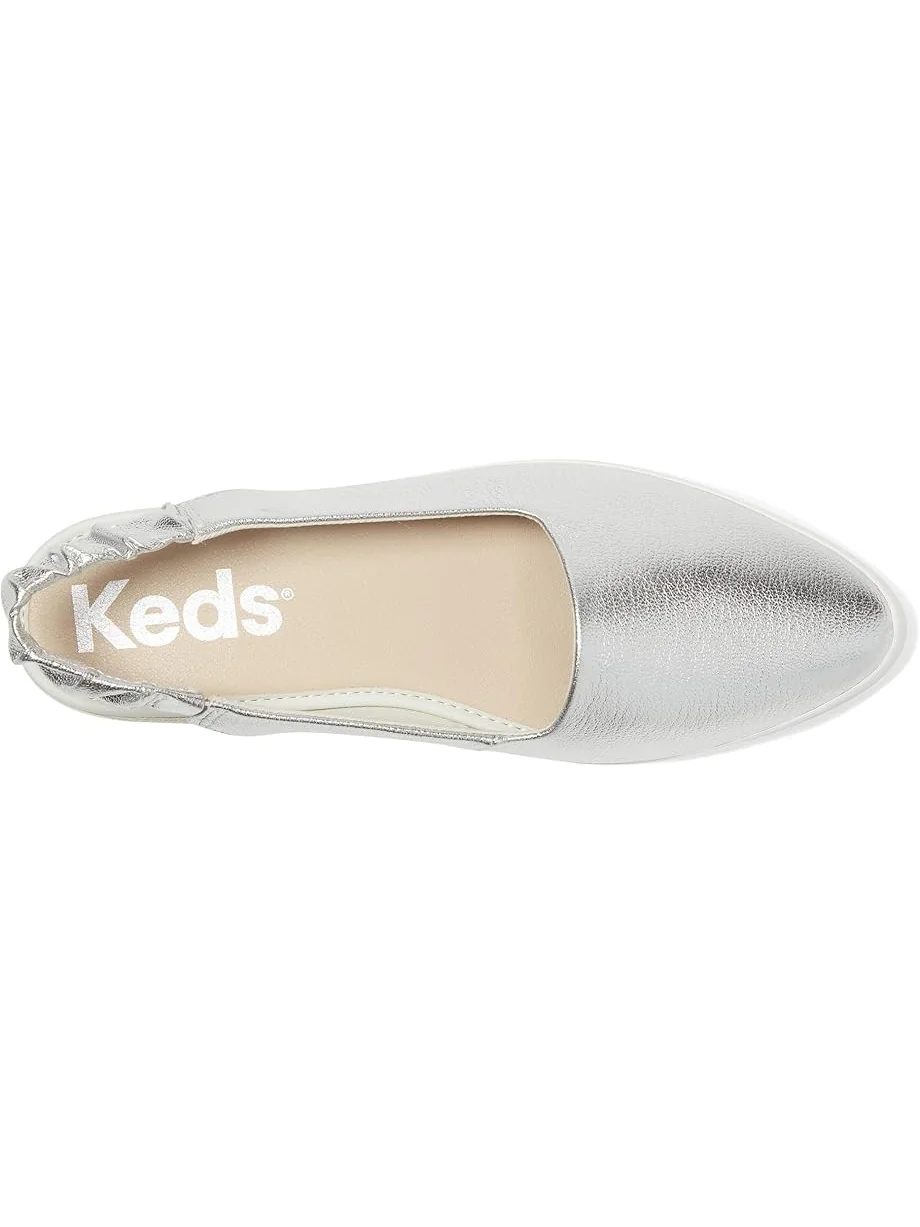 Балетки Keds Point Slingback — изображение 2 из 7, серебристый металлик