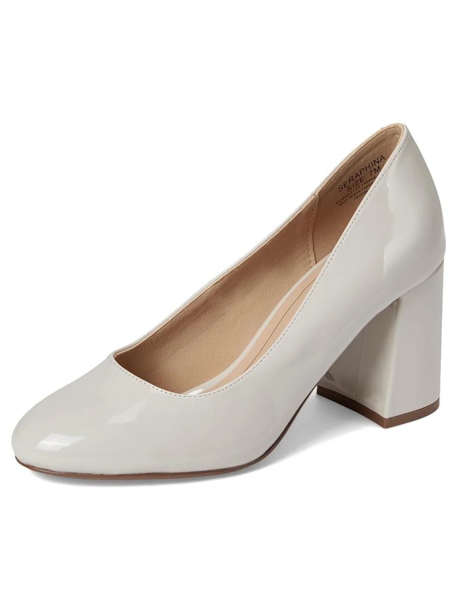 Туфли Journee Collection Seraphina, цвет Patent/Bone — изображение 7 из 7