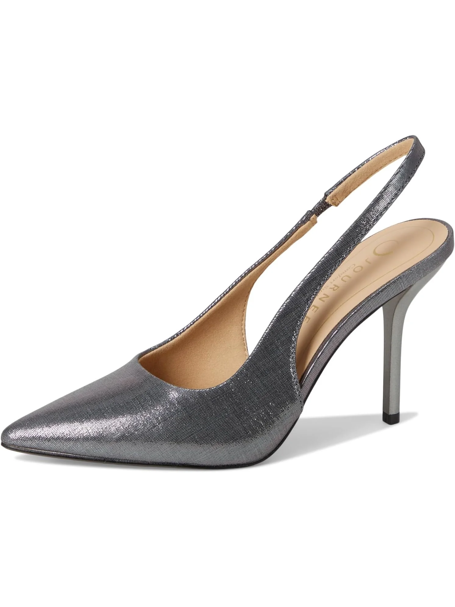Туфли Journee Collection Women's Elenney — изображение 7 из 7, серебристый