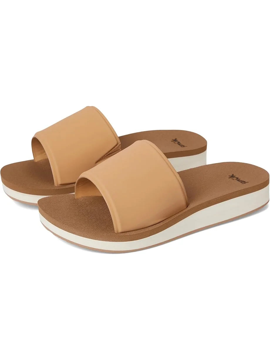 Сандалии Sanuk Highland Slide — изображение 1 из 7, желто-коричневый