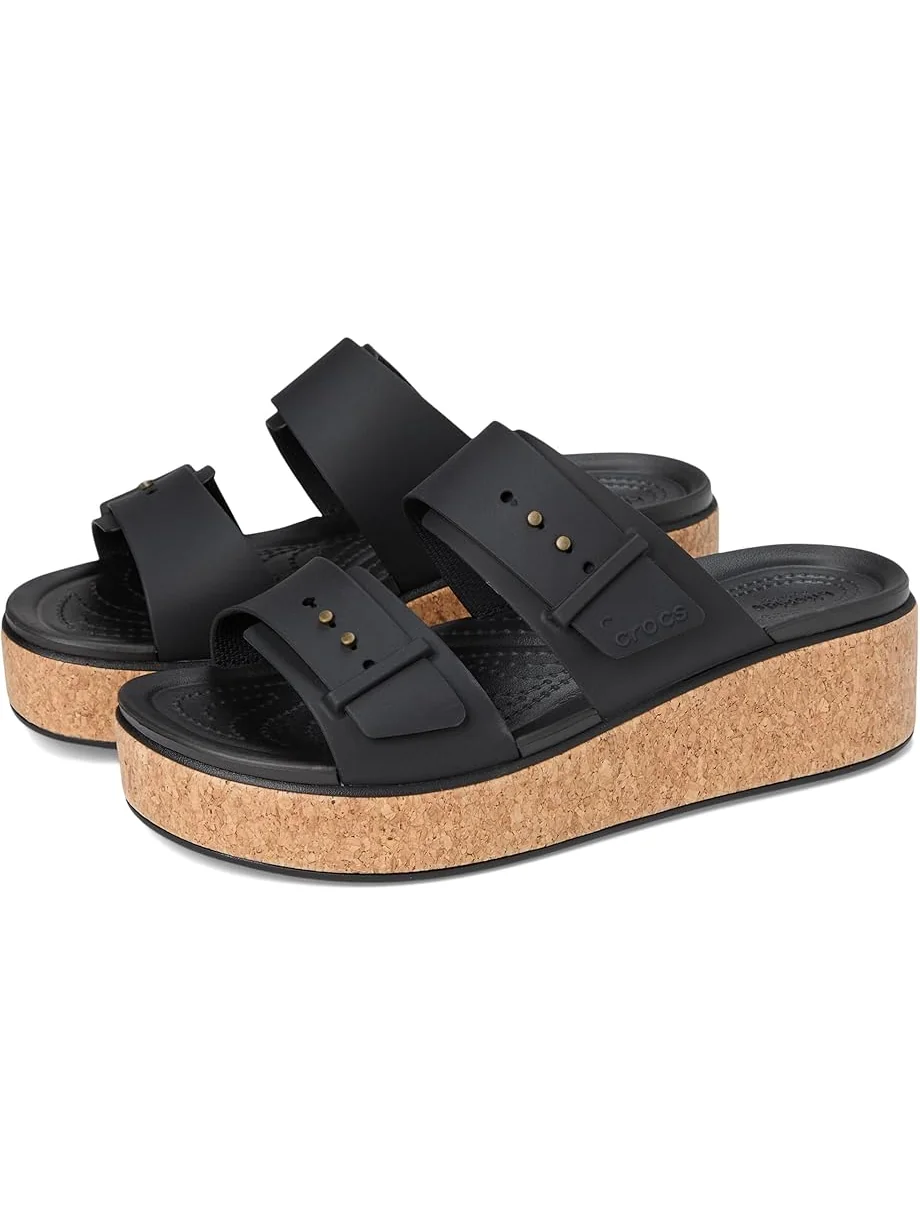Сандалии Crocs Brooklyn Cork Buckle Sandals