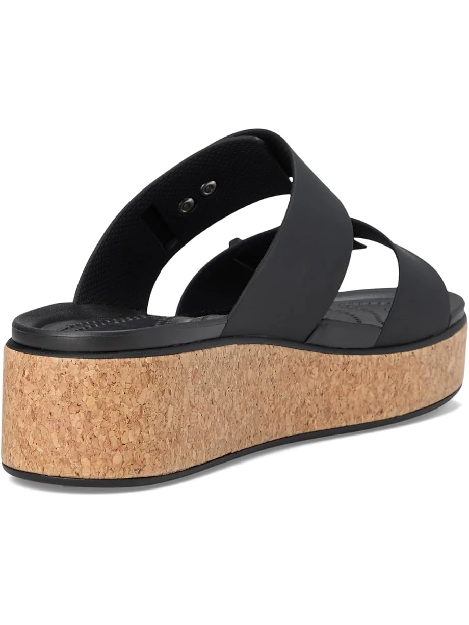 Сандалии Crocs Brooklyn Cork Buckle Sandals — изображение 5 из 7, черный