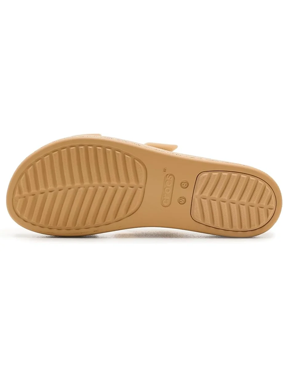 Женские сандалии Crocs Brooklyn Cork Buckle — изображение 5 из 7, коричневый