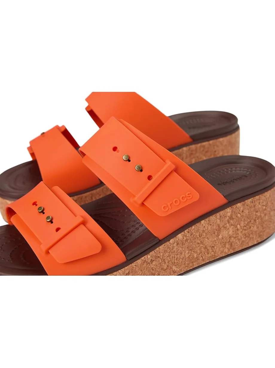 Сандалии Crocs Brooklyn Cork Buckle Sandals — изображение 6 из 7, желтый